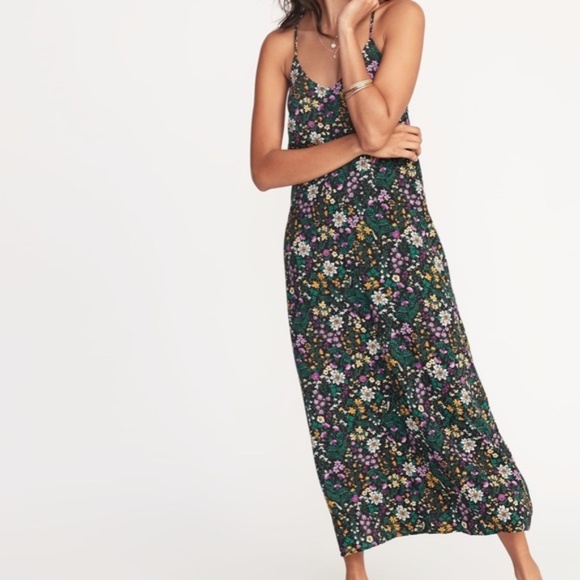 NWT Old navy V-neck maxi shift dress - Picture 4 of 10